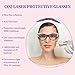 10600nm CO2 Laser Safety Protective Goggles 10600nm Laser Glasses Eye Protection Reflective láser Goggle CO2 Laser Cutting Machine,9000-11000nm Glasses for láser Protection with DIN CERTCO Certified