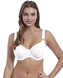 Freya Damen Starlight Bügel Seitlicher Stützfunktion Demi BH, Undurchsichtige, Weiss/opulenter Garten, 75F