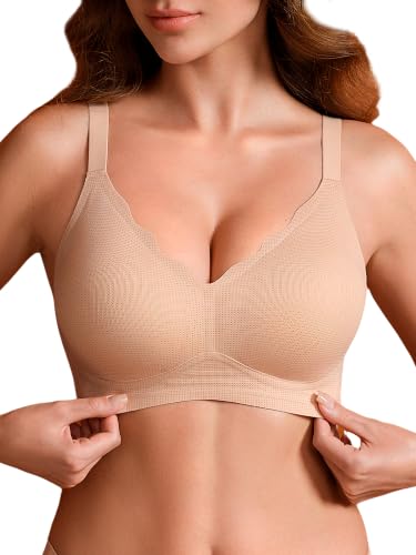 Image of Wireless Jelly Bras for Women No Underwire with Support - S-2XL