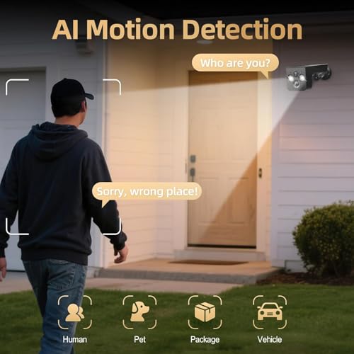 Security Camera Outdoor 2-Way Audio