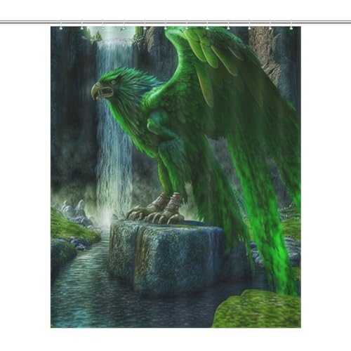 Rideau de douche polyester imperméable tissu lavable 152x183 cm - 7