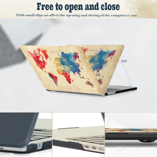 Carcasa MacBook 12 A1534 antipolvo con protector teclado para evitar arañazos y suciedad 5