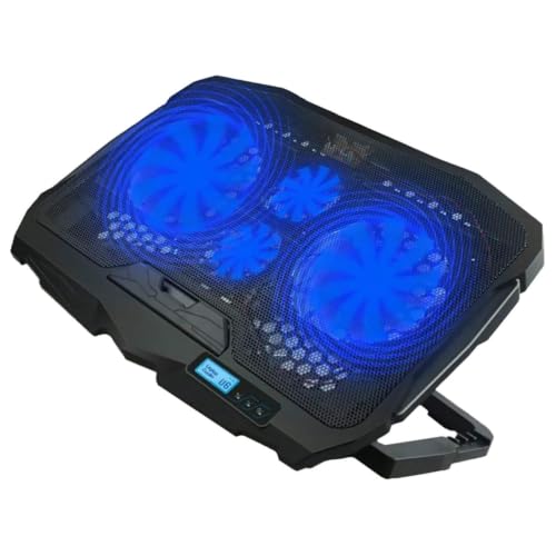 Base enfriadora portátil para laptop con ventiladores silenciosos miniatura 1