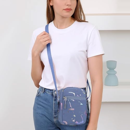 Crossbody Bag Phone Pouch for Women,Canvas Shoulder Bag Purse Cute Handbags Phone Pouch for Travel & Daily Use3