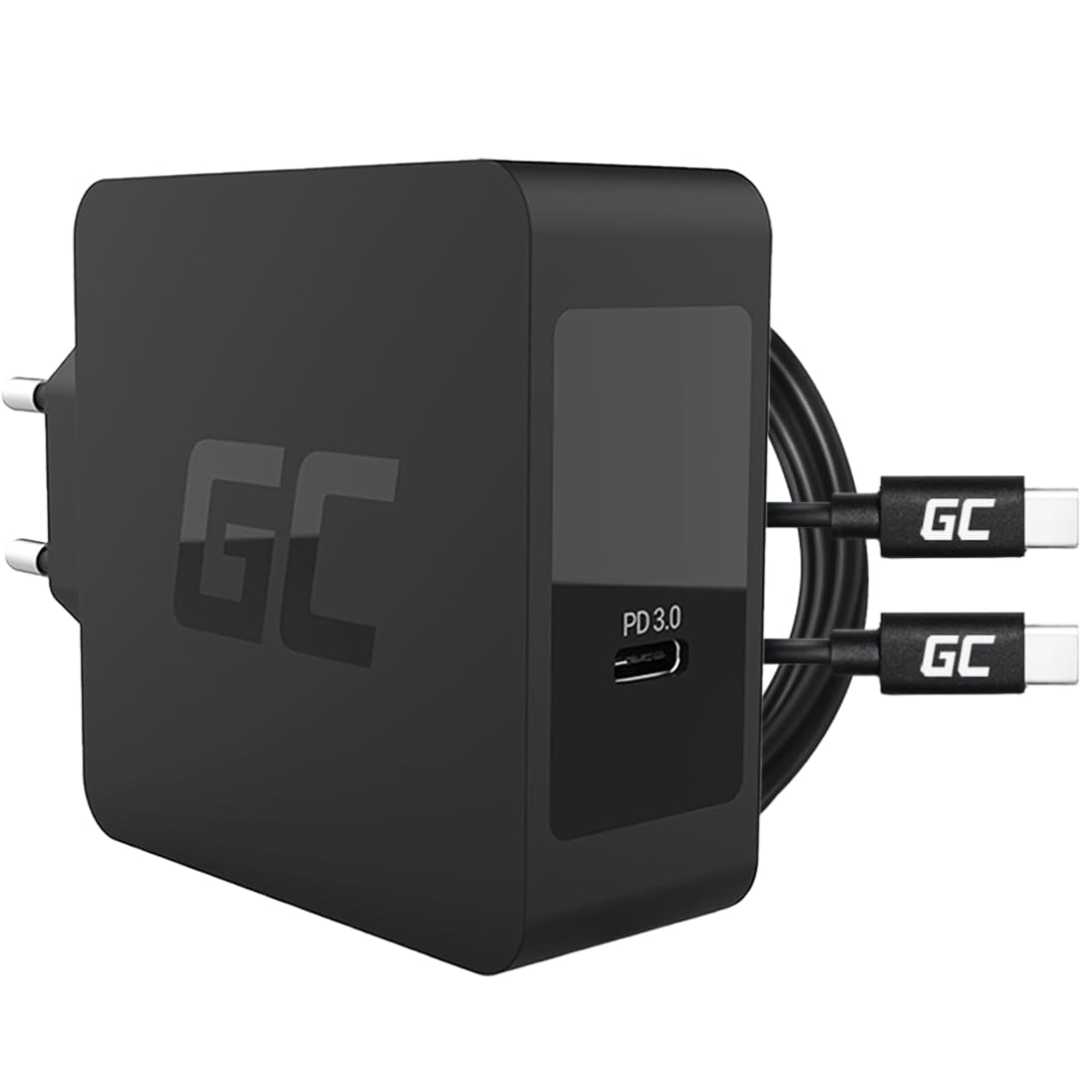 Green Cell 60 W c PD Caricabatterie USB con Cavo USB C Alimentatore di Rete per Apple MacBook PRO 13 A1706 A1708 A1989 (2016, 2017, 2018), ASUS Zenbook 3 Deluxe/S, HP Spectre 13/X360 13 e Altri