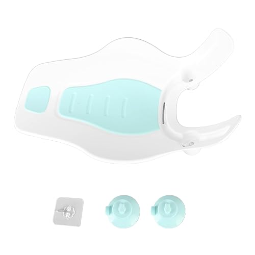 Miniatura 7 de Clean Rinse - Bañador para bebé, plegable y portátil, lavabo semicircular, ergonómico, multifunción, para el hogar (verde menta)