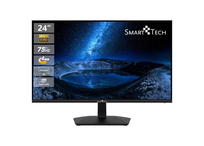 Monitor 24 Zoll, Business PC Bildschirm mit Lautsprecher, IPS Panel, FHD Monitor 1080p, Adaptive-Sync, 4ms, Eye Comfort, VESA 75x75, USB-C HDMI1.4 VGA – Bild 4