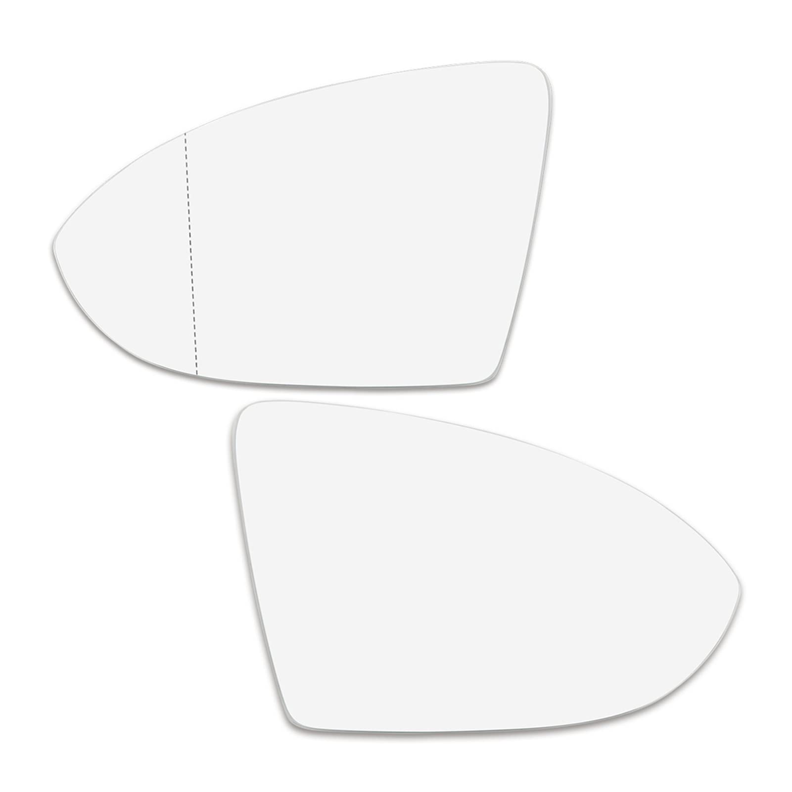 Specchio retrovisore esterno grandangolare riscaldato con piastra di supporto Specchio retrovisore laterale in vetro, for Golf, MK7 2013-2016 Specchietto retrovisore auto