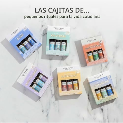 Miniatura 9 de Tisserand Aromaterapia The Little Box Of Happiness Roll On Aceites Esenciales Happiness Set Aceite Esencial Natural 100 Puro 3 X 10 Ml