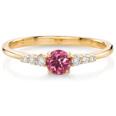 Gem Stone King Pink Tourmaline Ring Cover