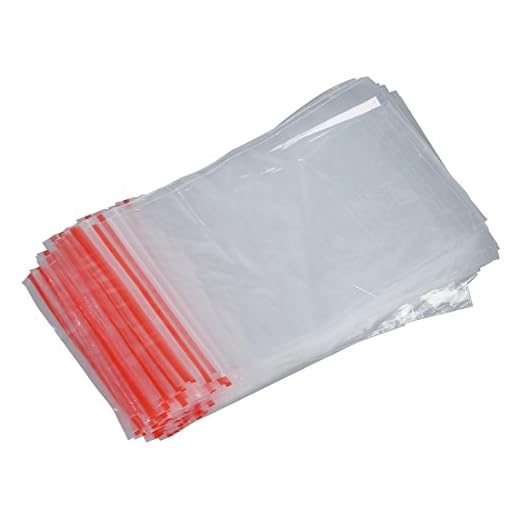 Bolsas con cierre hermetico - SODIAL(R)100 Pzs 12cm x 8cm Semitransparente Bolsa hermetica plegable de almacenamiento de plantas