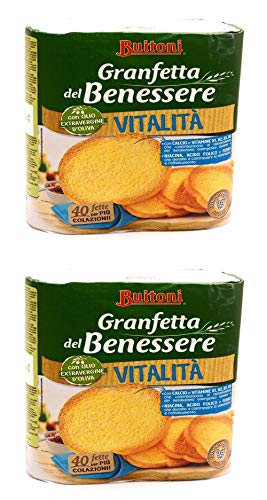 Buitoni: "Granfetta" Fette Biscottate, 40 unidades, tostadas italianas vitaminadas, 300 g, paquete de 2 Cover