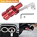 Turbo Sound Whistle Exhaust Muffler,XL Size Aluminum Alloy Universal Turbo Sound Exhaust Muffler Pipe Whistle Car Roar Maker (Red)