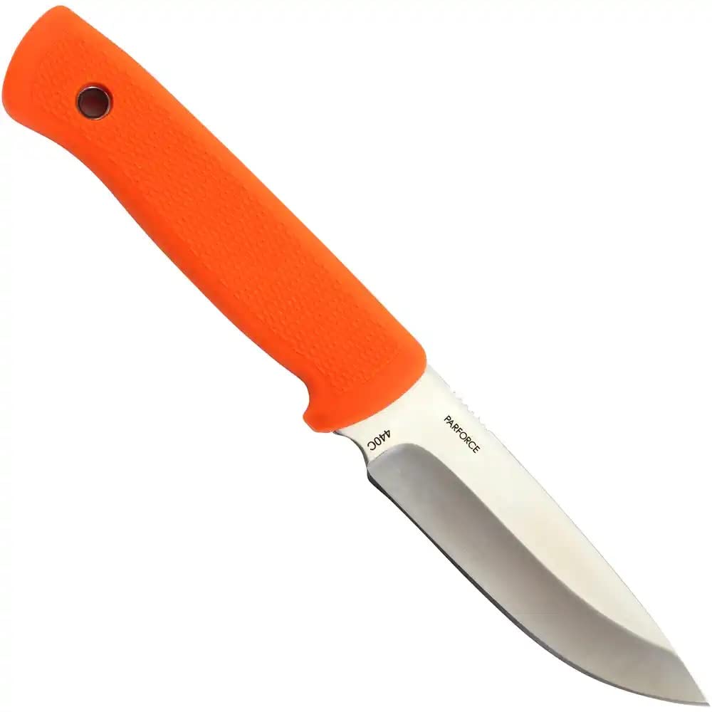 Gürtelmesser 440C - 10cm Klingenlänge (orange)