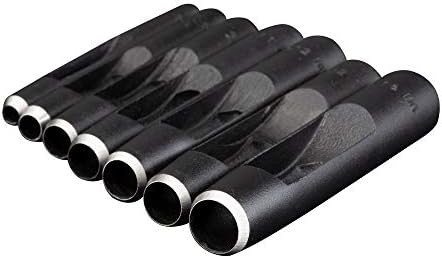 GROZ 7 Piece Hollow Punch Set with Specially Designed Cutting Edges| Ideal for Punching Round Holes in Gasket, Leather, Plastic & Other Soft Material| Hole Size: 6, 8, 10, 11, 12, 13, 16 mm| HPL/7A/ST