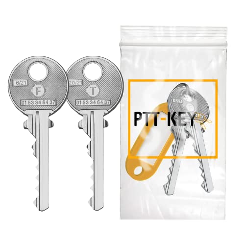 PTT-KEY - Clé Pass PTT T10 F10 serrure boîte aux lettres - Clé passe partout boîte aux lettres - Clé universelle - Barillet boîte aux lettres - Passe PTT T10 - Pass universelle - Clé PTT - Clé F10 T10