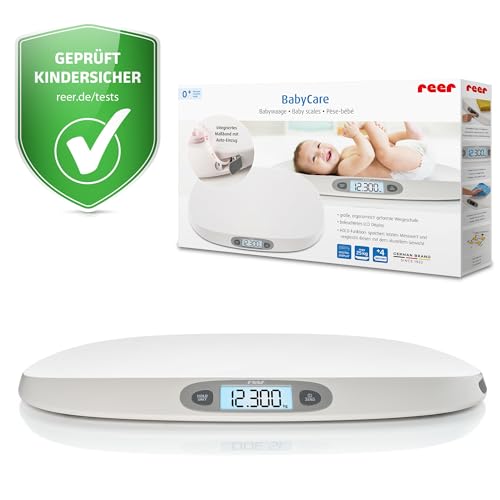 reer BabyCare Babywaage | Ergonomische Wiegeschale für Neugeborene/Babys |...