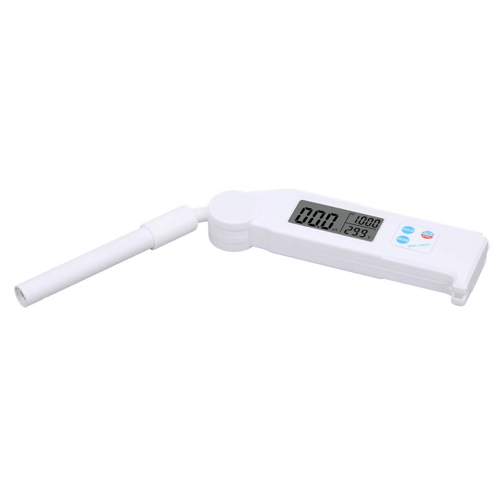 Marhynchus Miernik Zasolenia Przenośny Tester ABS z Wyświetlaczem LCD Składana Konstrukcja 0 do 42 Ppt i 32 do 122°F Tester Ciężaru Właściwego z Szybkim Odczytem dla Użytkowników Akwariów