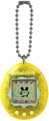 Bandai – Tamagotchi Original Color Collection Yellow – Animal electrónico Virtual – Juguete Interactivo en Italiano – Tamagotchi Amarillo – Juguete para niños a Partir de 8 años – 46008