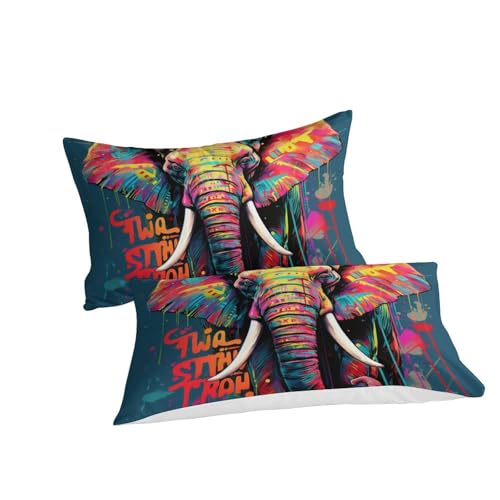 Parure de lit enfant éléphant pour des nuits douces toute l'année - 3