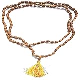 Numeroastro Natural & Original 2 Mukhi Rudraksha Beads Mala For Health,Wealth & Good Luck