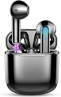 Wireless Earbuds, Wireless Headphones Mini Bluetooth 5.3 Headphones in Ear with 4 Mic, ENC Noise Cancelling Bluetooth Earphones IP7 Waterproof Bluetooth Earbuds with 35H Deep Bass, USB-C/Touch Control