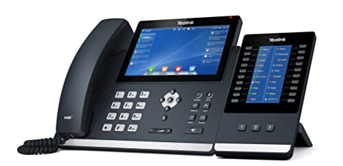 Teléfono IP Yealink T48U con módulo expansión EXP43 miniatura 1