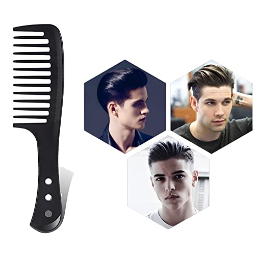 Finduat 4 Pcs Wide Tooth Combs, Large Tooth Hair Combs For Curly Wet Wavy Thick Hair Wigs Barber Salon thumb #1