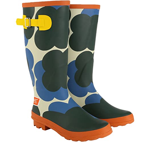 Image of Regatta Womens Orla Kiely Hi Wellies - Shadow Flower - 3 UK