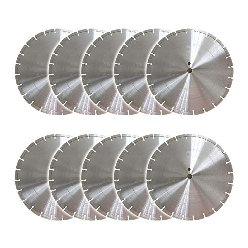 (10 Pack) 14 Inch Diamond Concrete Blade Dry or Wet Cutting Saw Blades for Masonry Brick Block Concrete Stone(14"-10PCS) by WHIRLWIND USA - Used condition - US$277.19