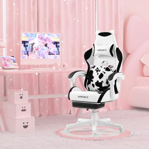 Anwick Kids Gaming Chair with Footrest