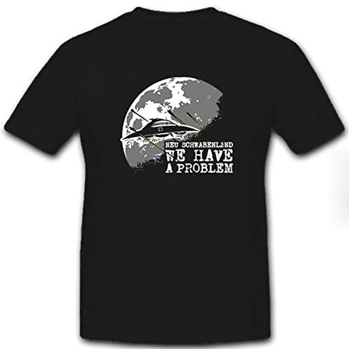 T-shirt Haunebu UFO New Swabia WK 2 Noir 5XL Vetement Graphique