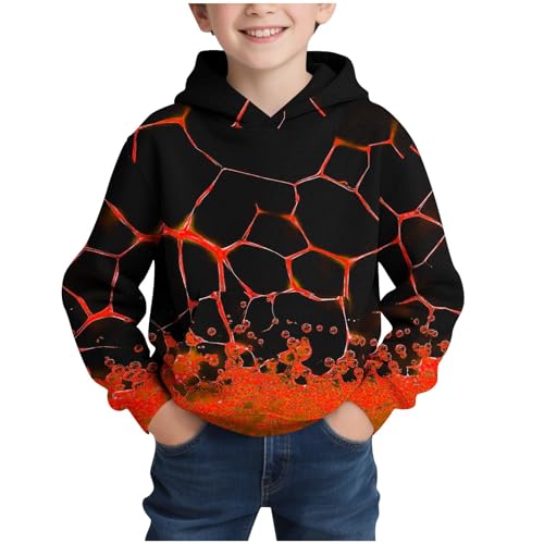 Boys Fleece Hoodies 3D Printed Hooded Sweatshirts Kids Novelty