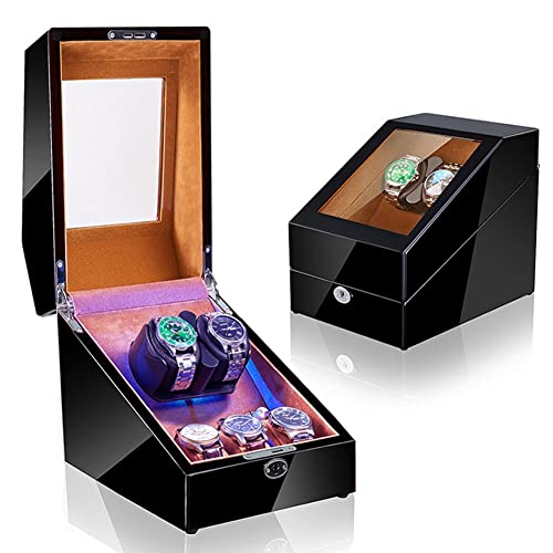 Enrollador automático de relojes para relojes de hombre y mujer con LED 3