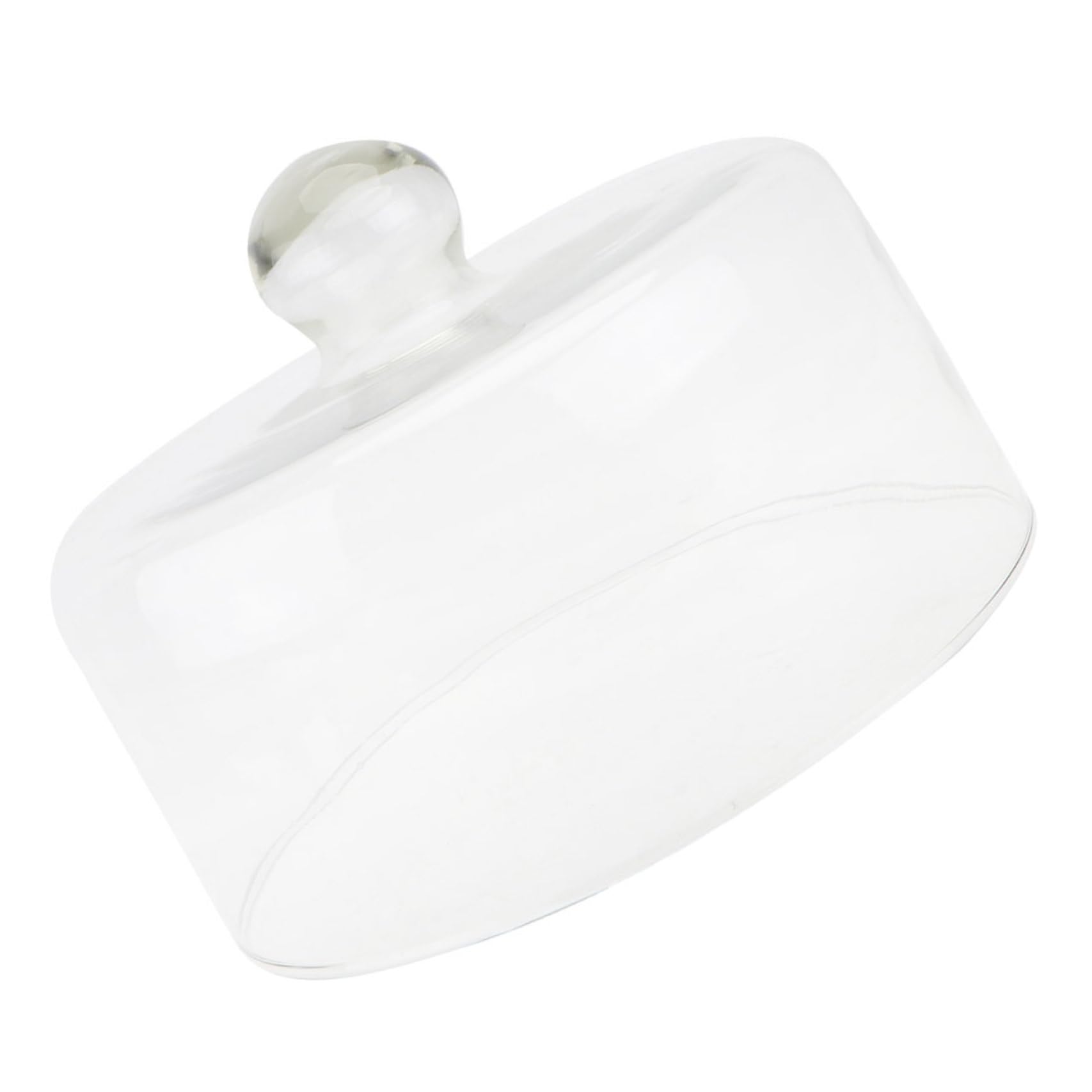 NUOBESTY Cloche à Gâteau en Verre Transparente Pratique et Facile à Utiliser, Couvercle de Protection Anti-poussière pour Buffet et Activités, Matériau Verre Solide