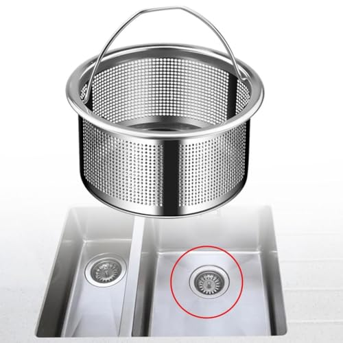 Colador para fregadero de cocina acero inoxidable 4.7 cm miniatura 2