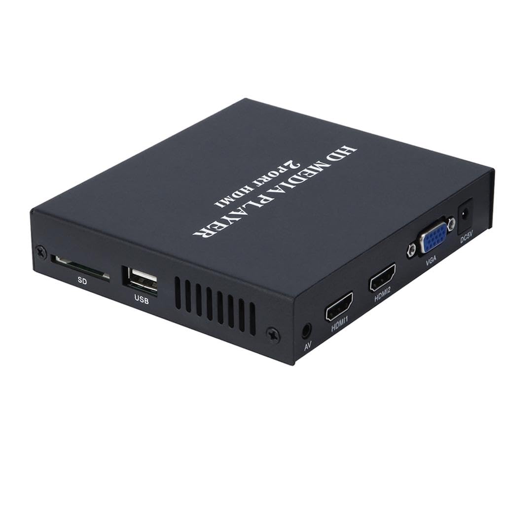 MERISHOPP Portable Hd 1080P Media Player With 2Ports Hdmi/Vga/Av Outputs Black (B0DG28J7YC) Amazon Price History, Amazon Price Tracker