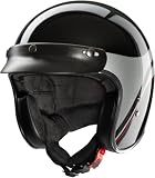 Redbike RB-804 Evolution Jethelm, schwarz/Silber/rot, L (59/60)