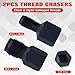 LEONTOOL 5PCS O2 Oxygen Sensor Socket Thread Chaser Set, 3/8