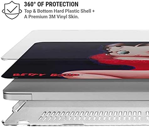 Skinit Case + Skin Compatible with MacBook Air 13in (2020) - Officially Licensed Betty Boop Betty Boop Red Dress Design