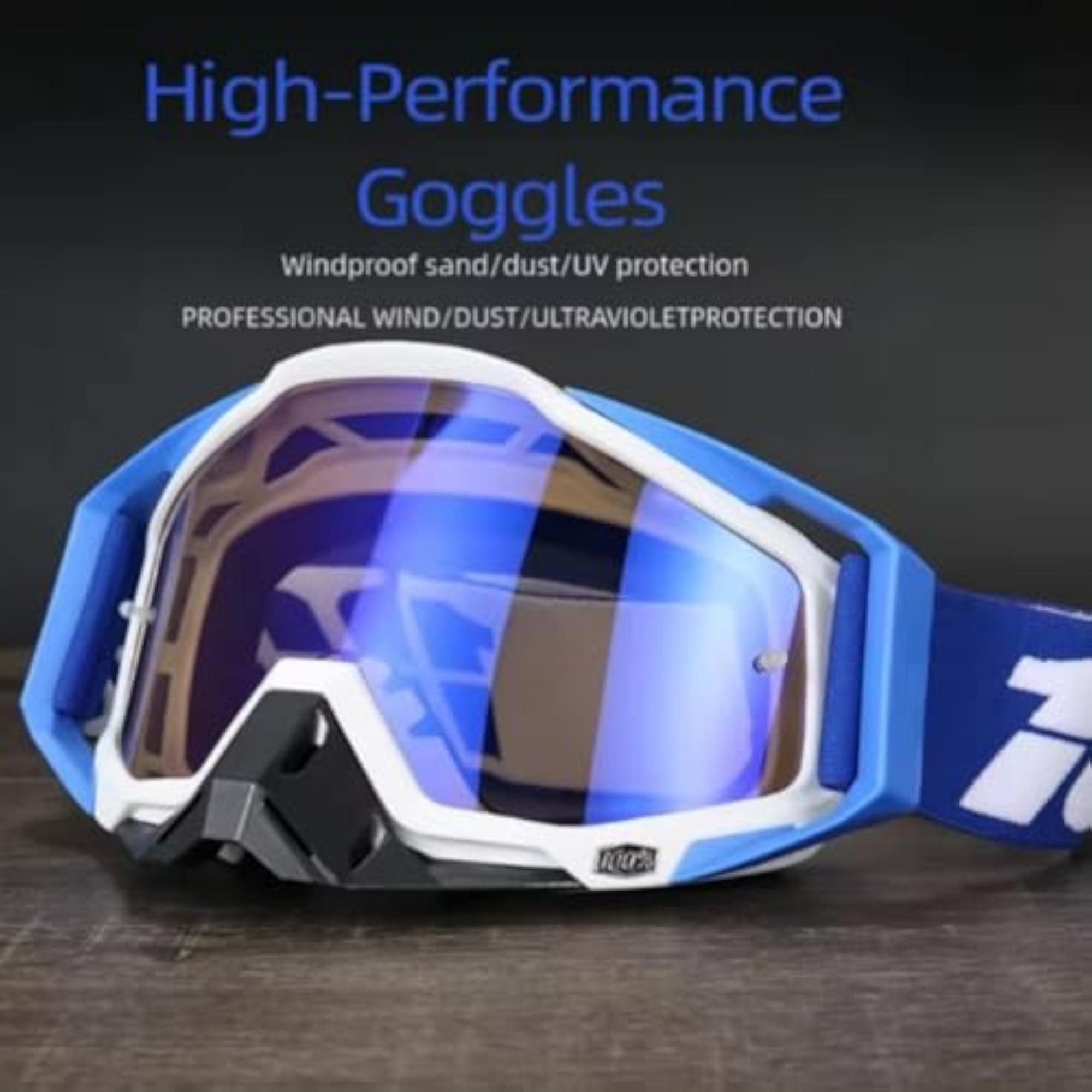 Motorcycle Off-Road Racing Goggles, Windproof Eye Protection