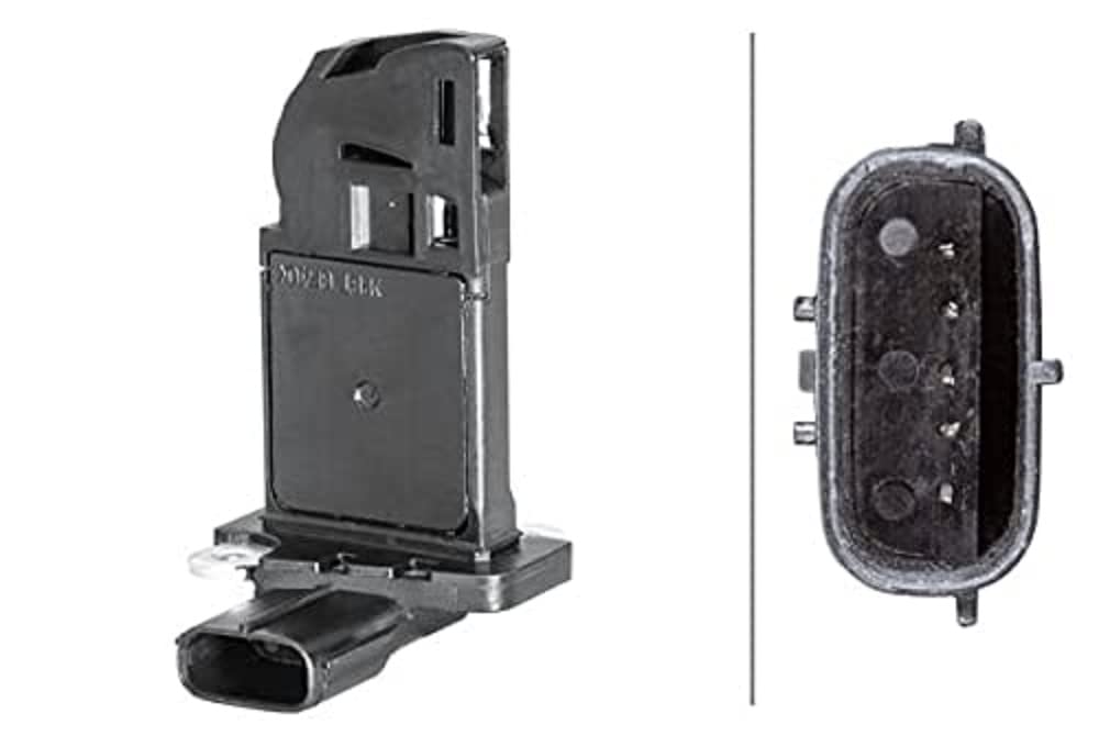 HELLA 8ET 358 095-101 Debimetro - 5a... poli - avvitato - con guarnizione | Compatibile con: LEXUS IS II, TOYOTA AURIS, AURIS, AURIS Kombi, AURIS VAN Kasten/Schrägheck, AVENSIS Kombi