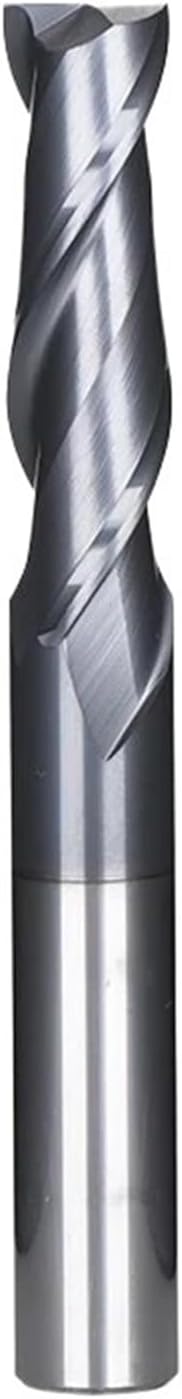 1pcs Carbide Flat Nose End Mill Cutter CNC Router Bits HRC 55 2-Flute Square Nose Carbide End Mill 4-12mm Shank CNC Cutting Tool(D4.0xD4x20x100L)