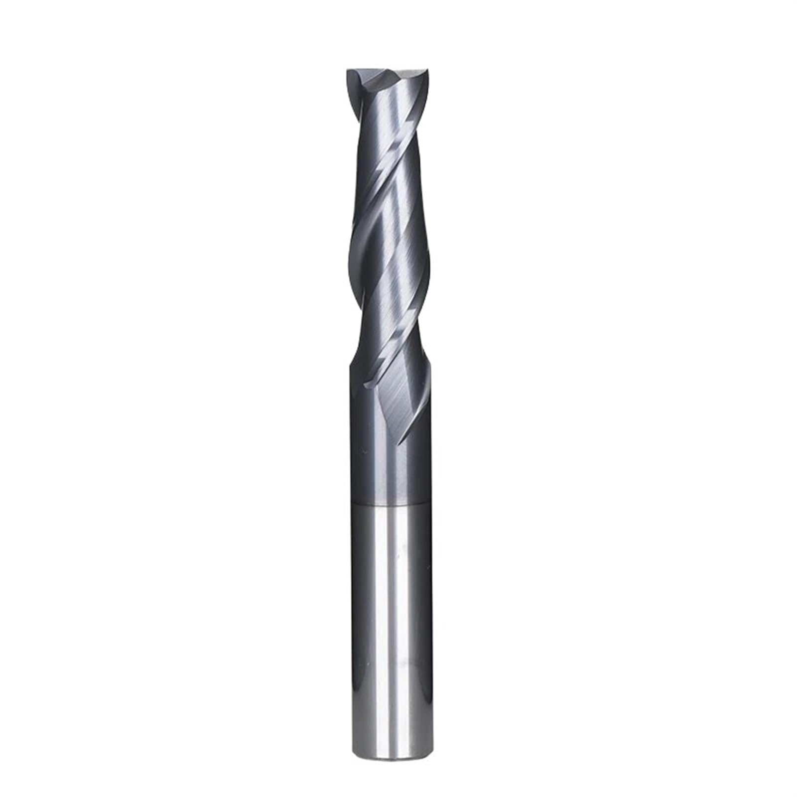 Fraise à bout plat en carbure HRC 55 à 2 cannelures avec tige de 4mm pour usinage CNC