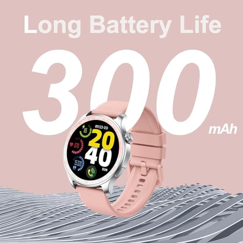 Image of Smart Watch (Answer /Make Call), 1.43 inch HD AMOLED Smartwatch for Men Women | Step Counter with Heart Rate /Sleep Monitor, 110+ Sports Mode,IP68 Waterproof Fitness Activity Tracker for Android iOS