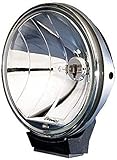Prüfz.: E1 999/ECE HELLA 1F5 008 273-001 Fernscheinwerfer - Rallye 1000 - FF/Halogen - H1 - 12V/24V - rund - Ref. 37,5 - glasklare Streuscheibe - transparent - Anbau - Einbauort: links/rechts