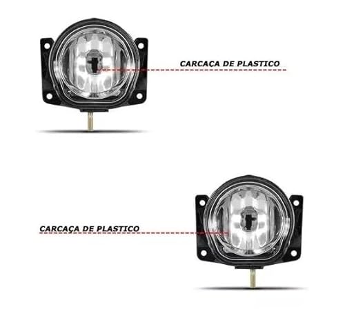 Kit Farol De Milha Palio Siena El 2009 2010 2011 + Par Pingo 5050 5 Leds