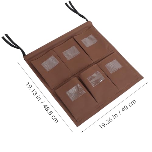 Poche étiquette transparente de chariot de nettoyage Ciieeo en tissu résistant - 3