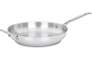 Cuisinart 722-30H Chef's Classic Stainless 12-Inch Skillet: The Perfect Partner for Culinary Excellence