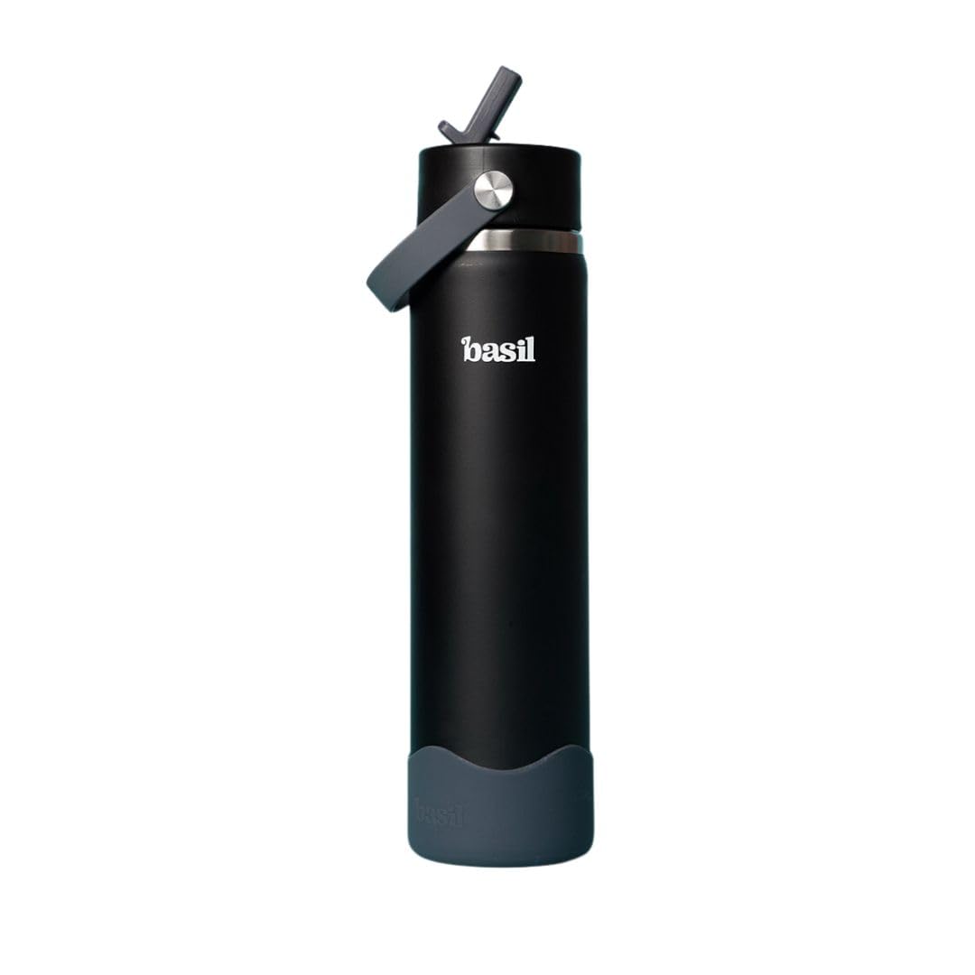Basil HydraPop Water Bottle - Insulated Stainless Steel -22